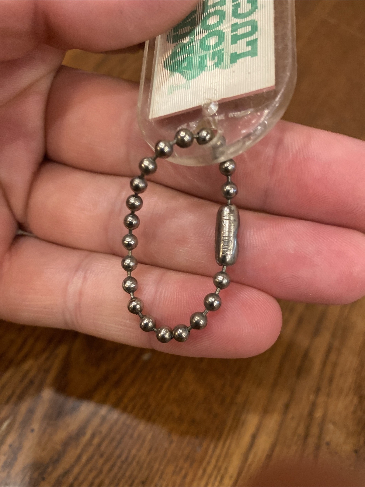 Vtg 1960’s SHORTEN DODGE DEALER SCRANTON PA GOOD LUCK ACTION LINE USA KEYCHAIN