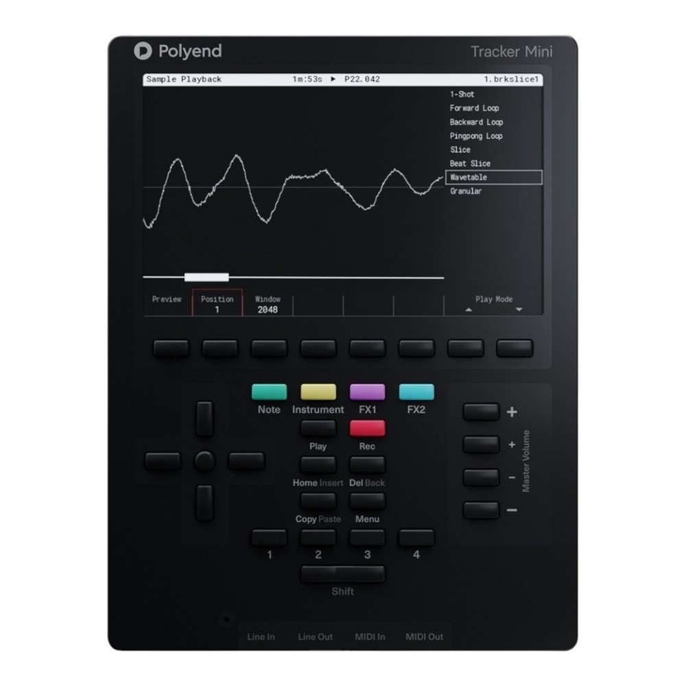 Polyend Tracker Mini / Portable Audio Workstation / Original Case/Micro SD