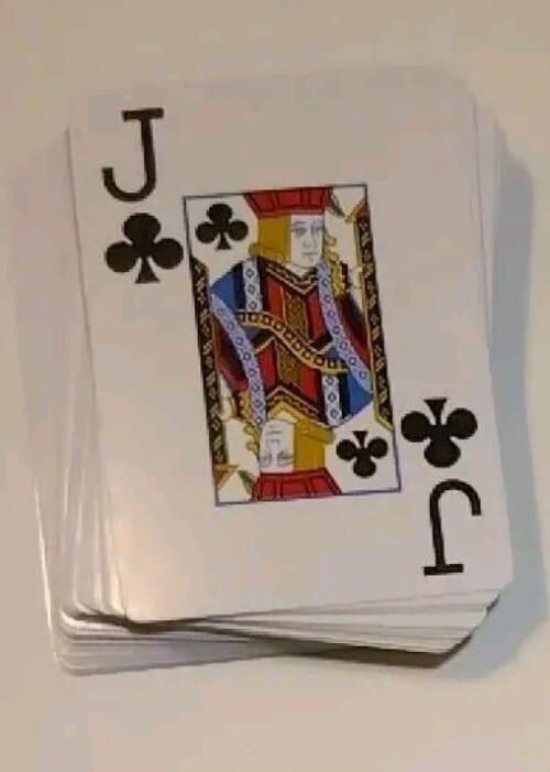THE WALKING DEAD Single Playing Card PROP From Back-up Deck with Copy COA TWD
