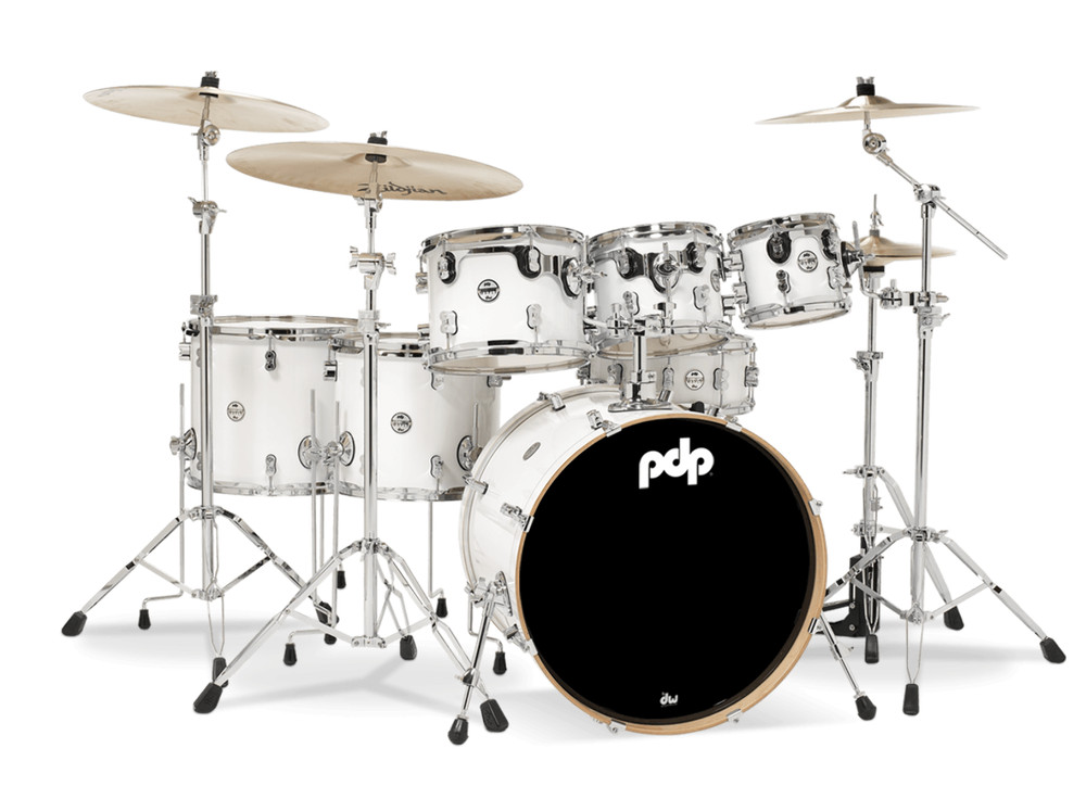 PDP Concept Maple 7pc Shell Pack - Pearlescent White