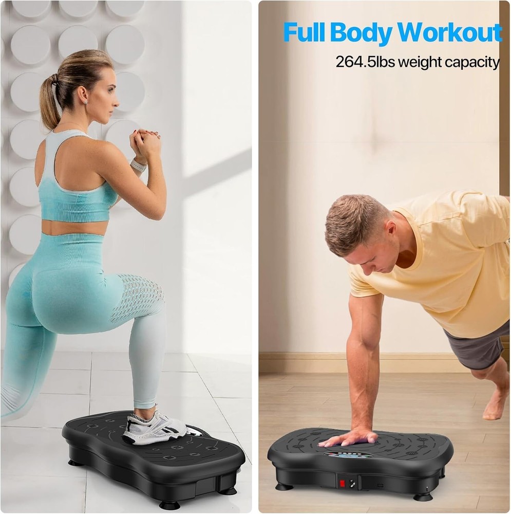 Multi-Functional Vibration Exercise Plate for Lymphatic Drainage and Weight Loss