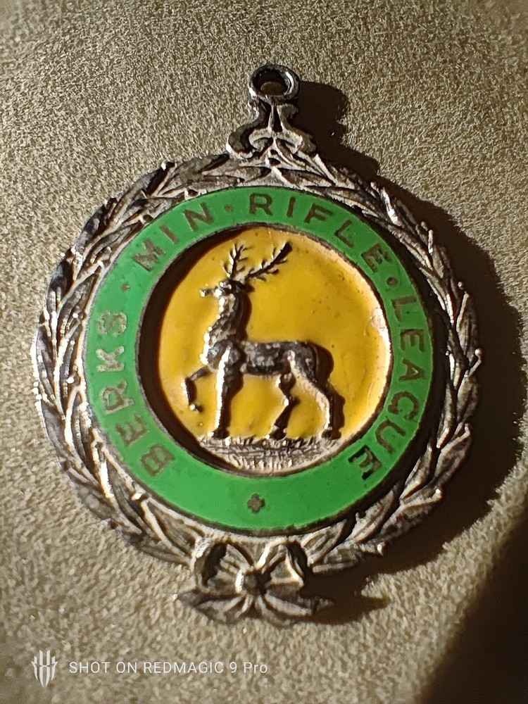 Solid Silver Fob - 1958 Rifle Shooting Fob