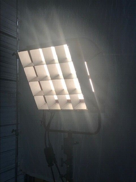 Mole Richardson 4K Baby Softlite Studio Lighting w/eggcrate Type # 3571 