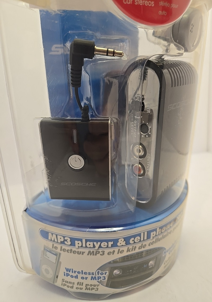 SCOSCHE Bluelife Wireless System, Universal Bluetooth Car Kit for Audio & Cell