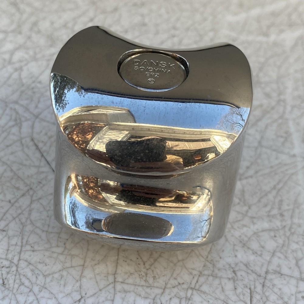 Dansk Otero Paperweight Silver plated