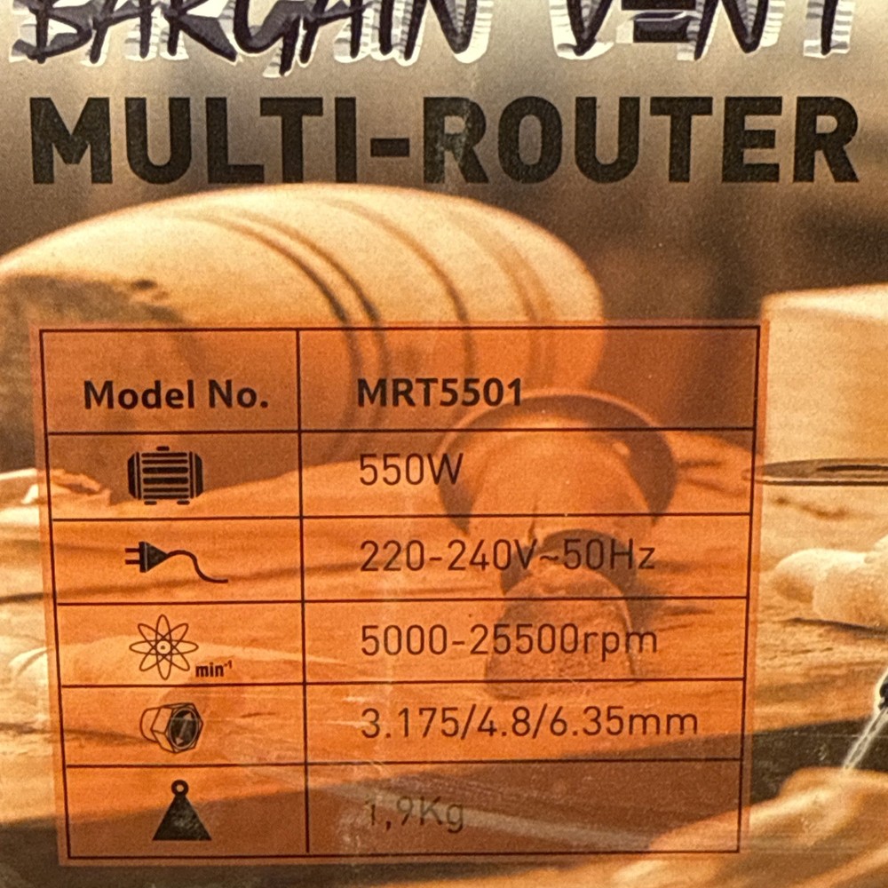 Bargain Vent Multi-Router 220v READ!