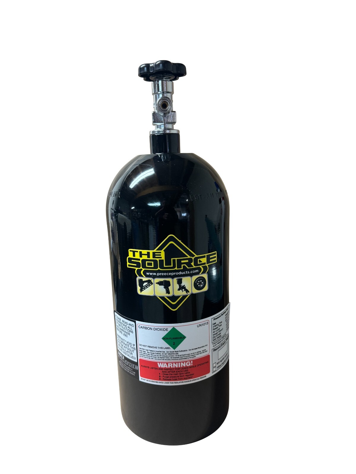 10 lb CO2 Aluminum Carbon Dioxide Tank Cylinder with CGA320 valve