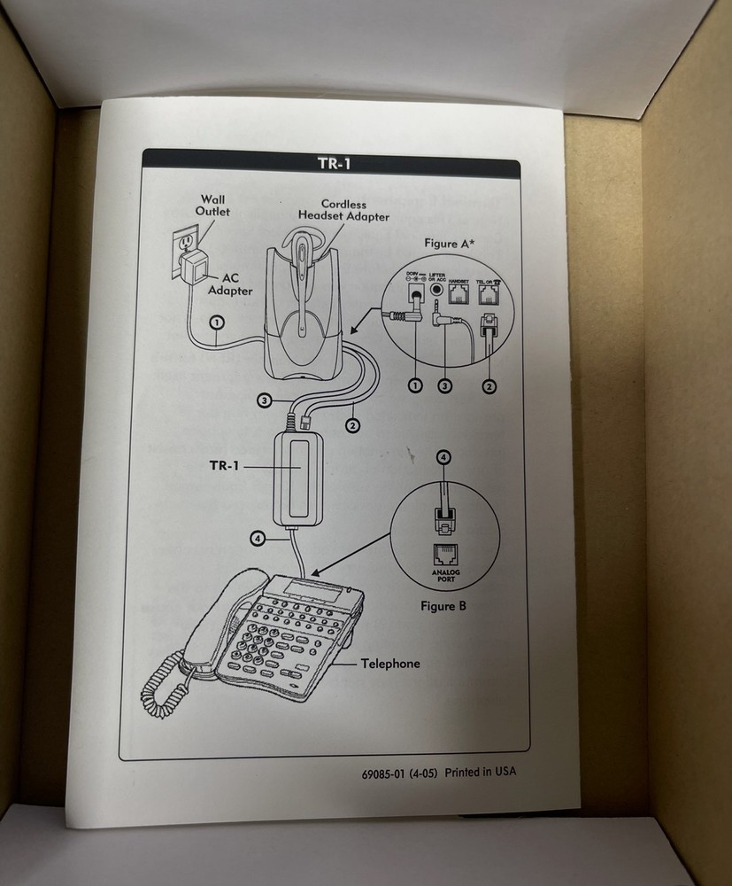 Plantronics TR-1 Hookswitch Adapter