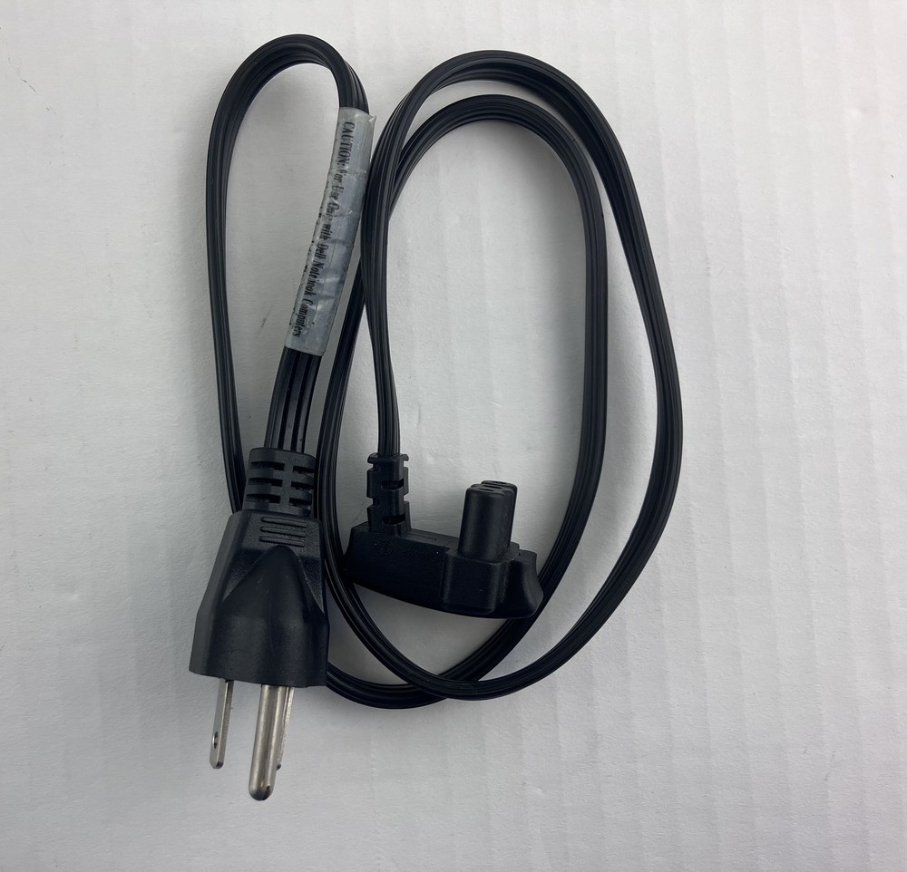 F2951 Dell 3-Prong Flat Power Cable 3ft