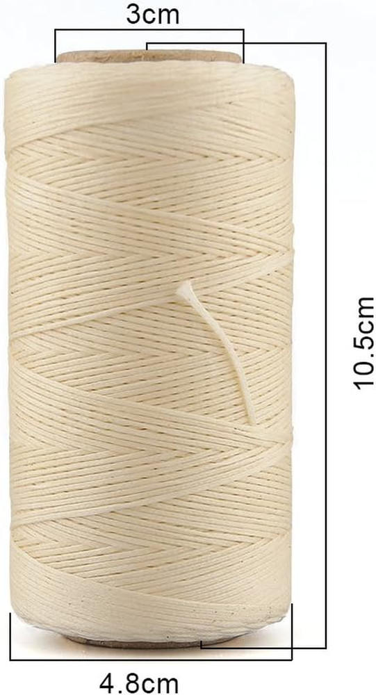 2Pcs 150D 0.8Mm Leather Sewing Hand Stitching Craft Waxed Thread String Cord (Bl