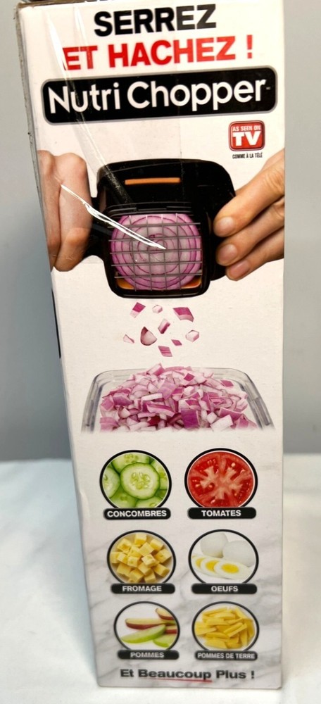 Nutri Chopper Compact Kitchen Gadget Set With Attachments & Storage Container