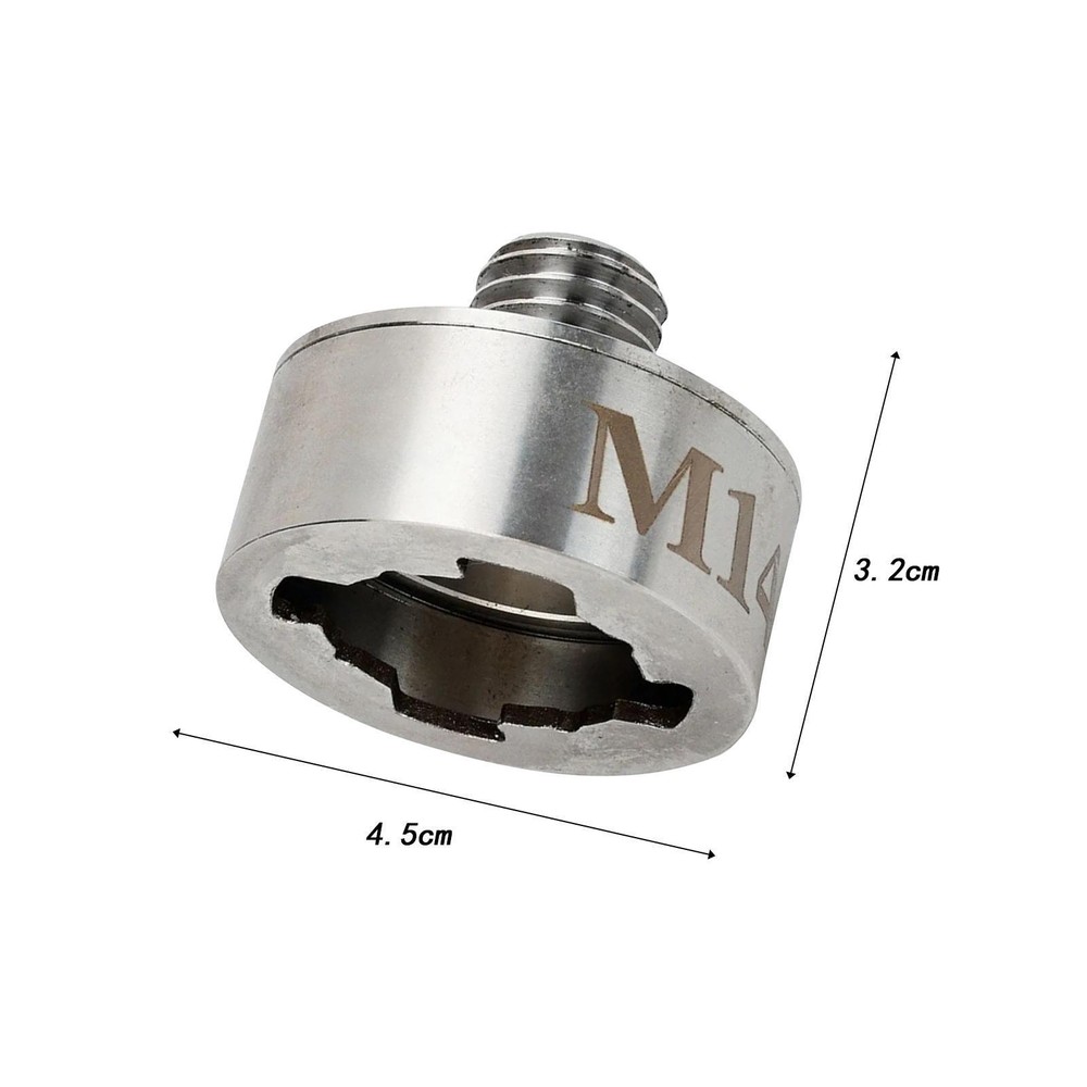 X Angle Grinder Lock Adapter, Grinder Adapter, M14 Thread for Drum Wheel,