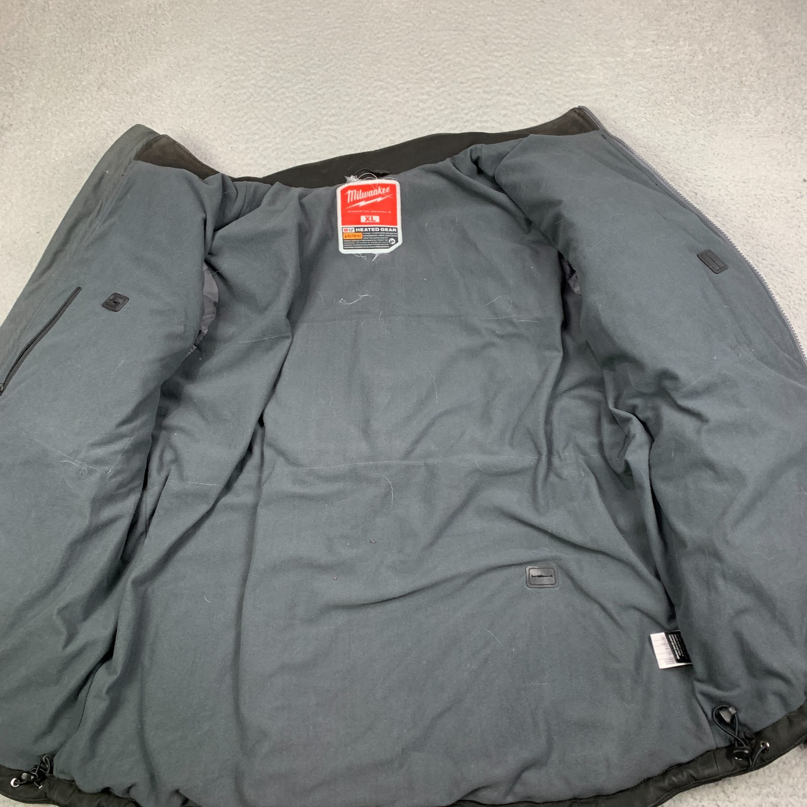 Milwaukee M12 Heated Jacket Mens XL Black Toughshell (No Battery)