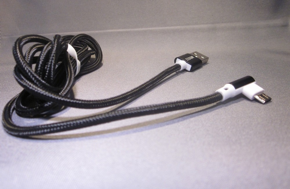 Reversible 90 Degree Right Angle Micro USB Cable Fast Charging Cord 6FT