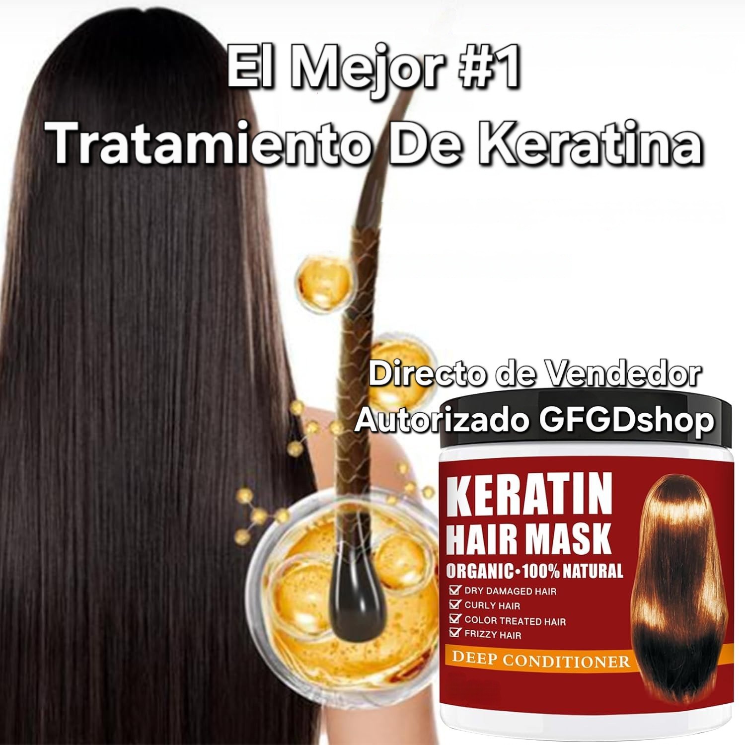 Tratamiento De Keratina En Crema Para Alisar El Cabello Hidrata Repara El Pelo
