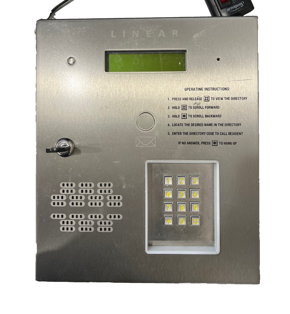 Linear AE500 Telephone Entry System Control Panel Access Gate Door Controller