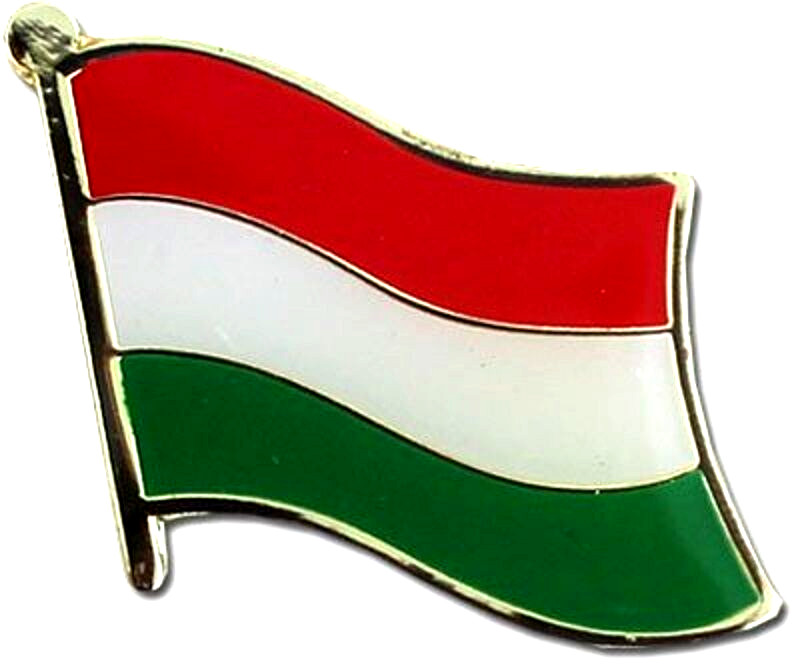 HUNGARY LAPEL FLAG PIN  - NEW