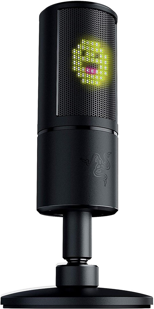 Razer Seiren Emote Streaming Microphone LED Display Hypercardioid Condenser Mic