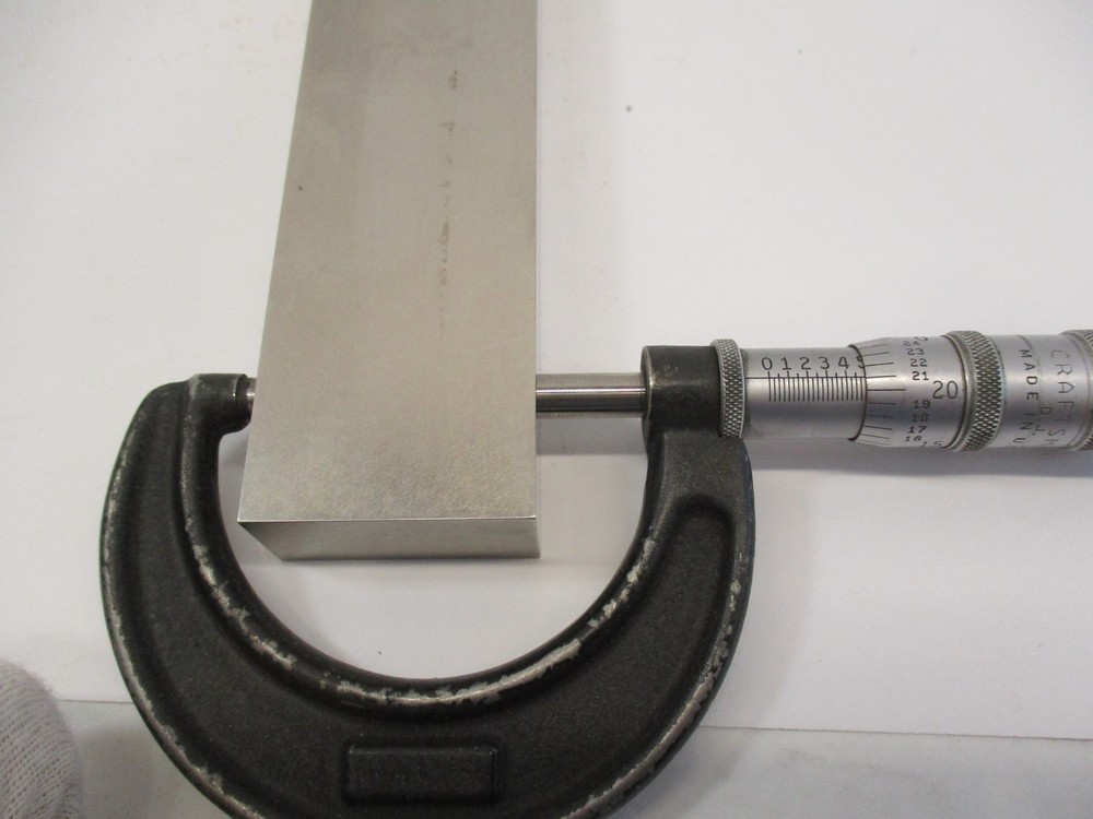 (2) Toolmaker Made PARALLELS Same Height 1-1/2" & Width 3/4" Different Length EC