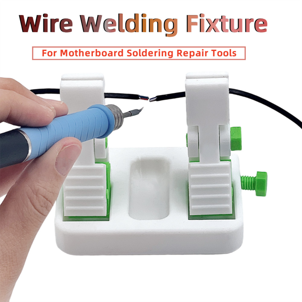 Compact Wire Mounting Bracket Clamp for 3D Printing and PCB Work