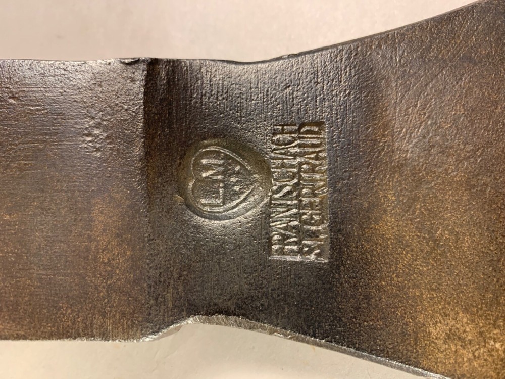 Leonhard MULLER ? AXE head Frantschach St. Gertraud AUSTRIA hatchet