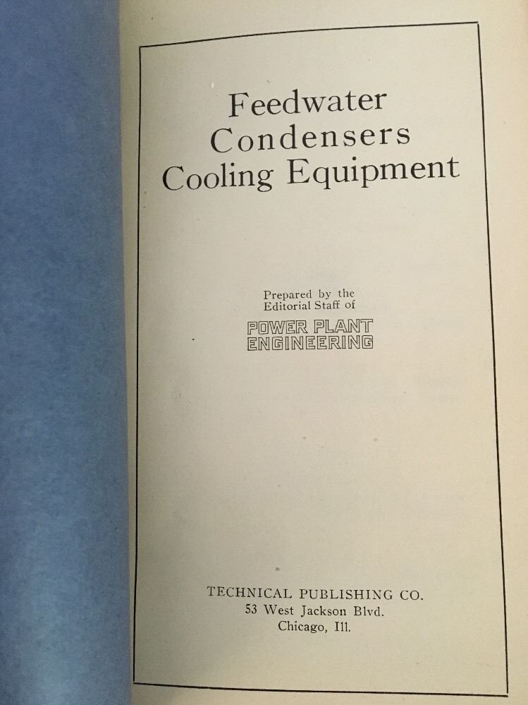 1930 POWER PLANT ENGINEERING HANDBOOK