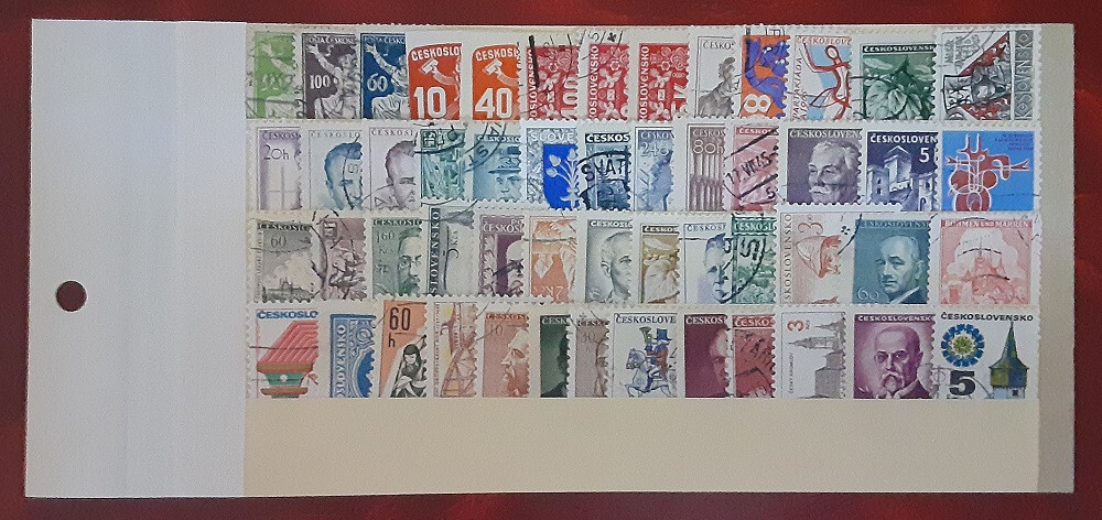 CZECHOSLOVAKIA 52 All Different Used Mostly Definitives Selection VF 4777-2