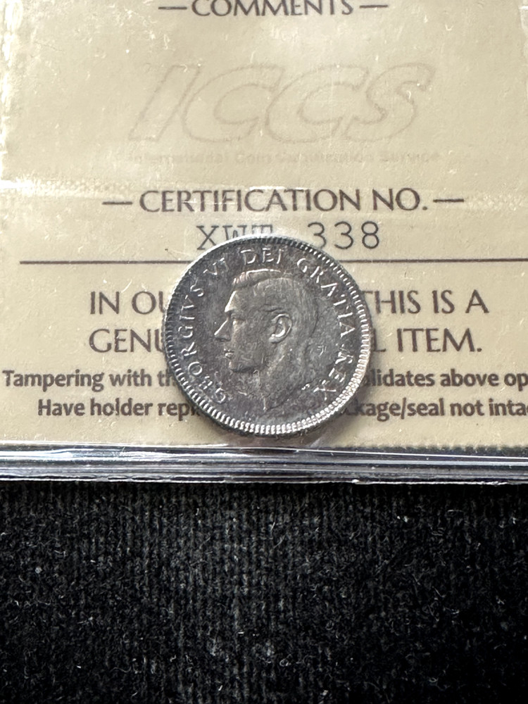 1950 ICCS Graded Canadian, 10 Cent, **MS-65** # XWT 338