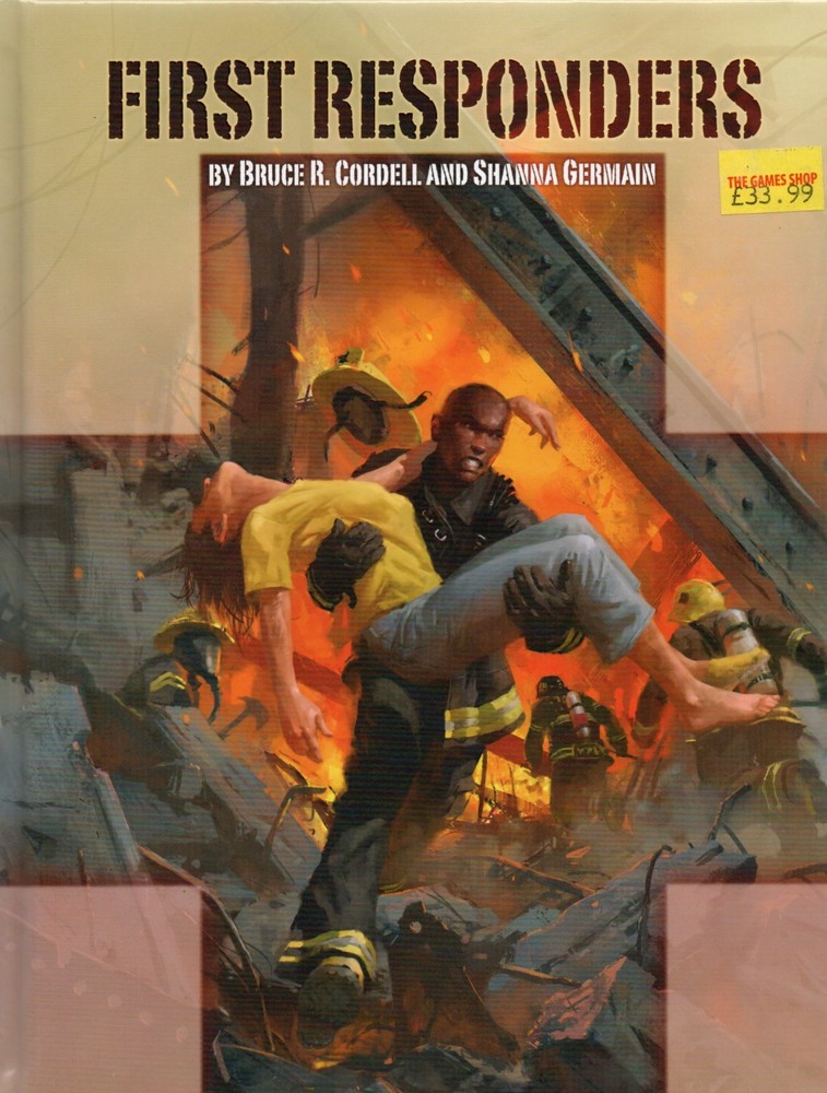 First Responders RPG rules & guidelines supplement hard cover book