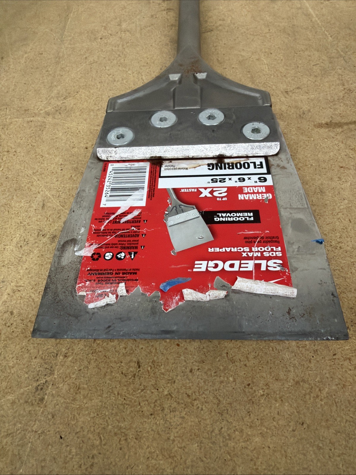 Milwaukee 6 in. SLEDGE SDS-MAX Floor Scraper