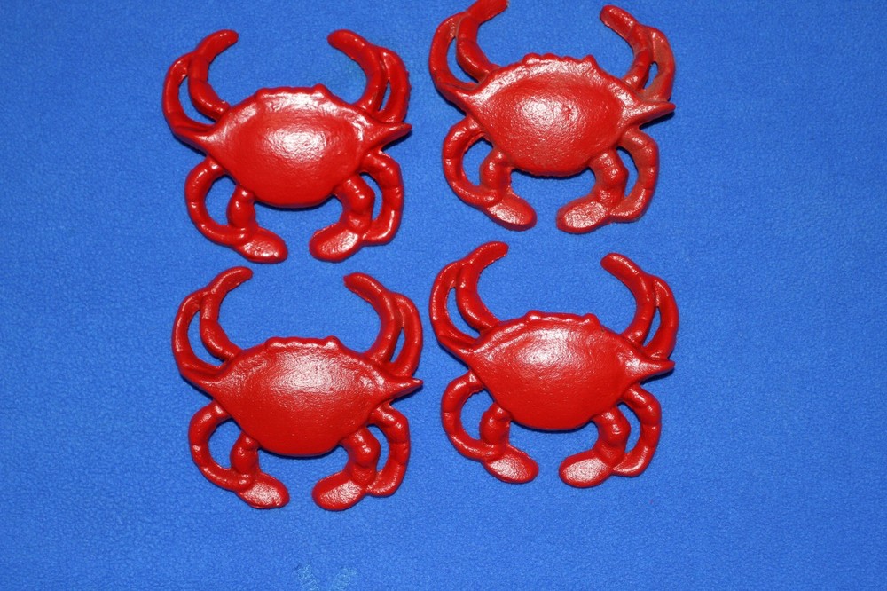 Cast Iron Crabs For Large Frame Corner Accents - 6 crabs DLT