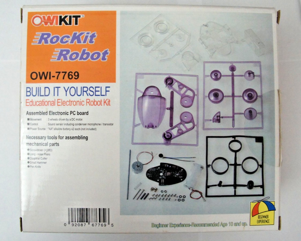 OWI Robotikits RocKit Robot OWI-7769 Educational Electronics Kit - Prebuilt