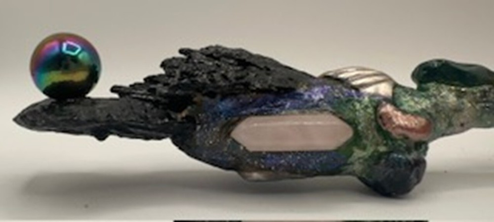 "Elestial Tide" A Focus Wand by Wandsmith Randi Lee