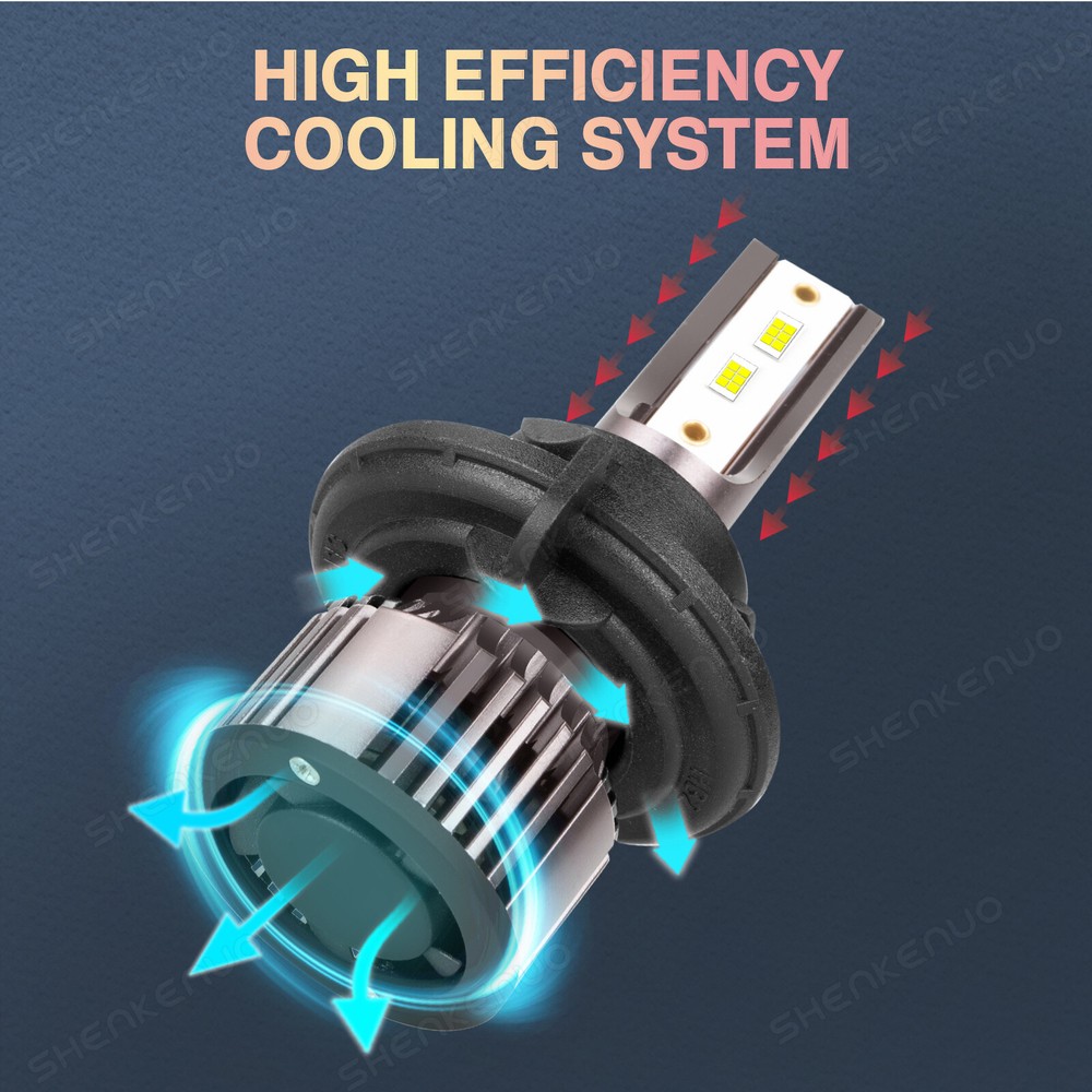 FOR 2022 Ski Doo Gen4 Gen 2PCS LED Headlight UPGRADE Conversion Kit Plug & Play