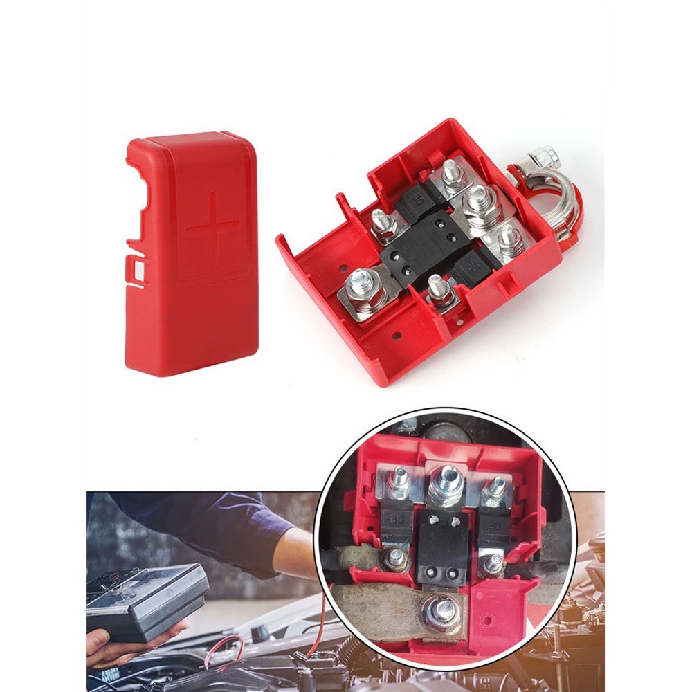 32V 400A Car Battery Distribution Terminals with Quick Release and Fuse 8774