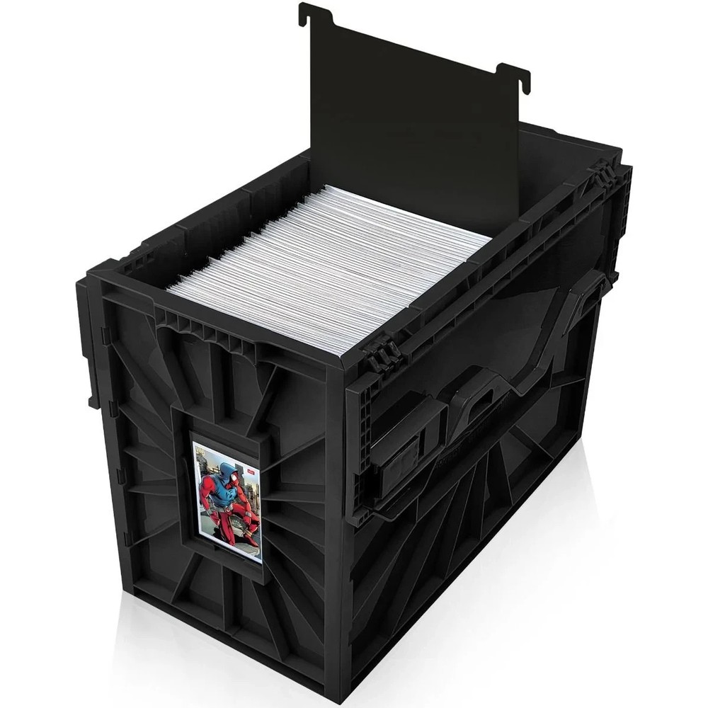 BCW Comic Book Bin Heavy Duty Plastic Box Stackable Holds 150 Bagged in YELLOW