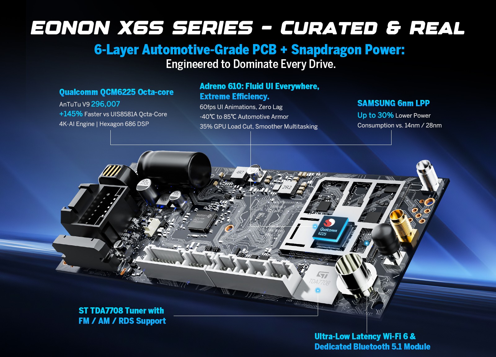 VWX6S Android 9" QLED 6+64GB for VW Tiguan Car Stereo Radio CarPlay GPS+CAM+DVR