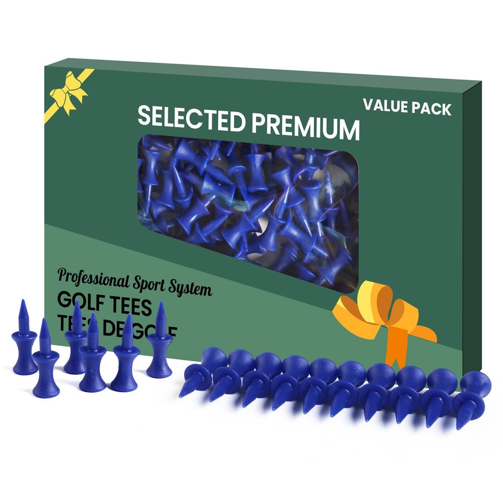 Plastic Golf Castle Tees Step Down Value 200 Count Unbreakable Mixed or Same ...