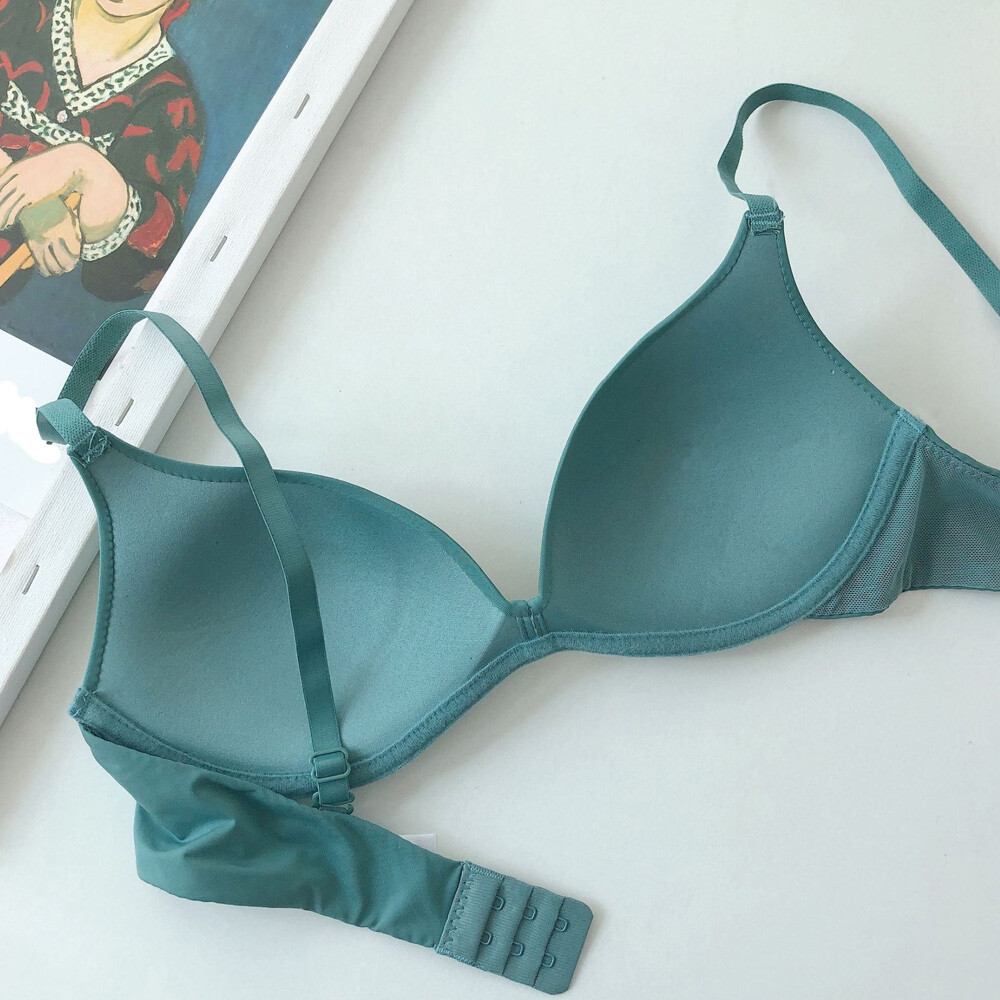 Flat-chested AAA AA ABC Women Bras Sexy Lingerie Thin Padded Wireless Brassiere