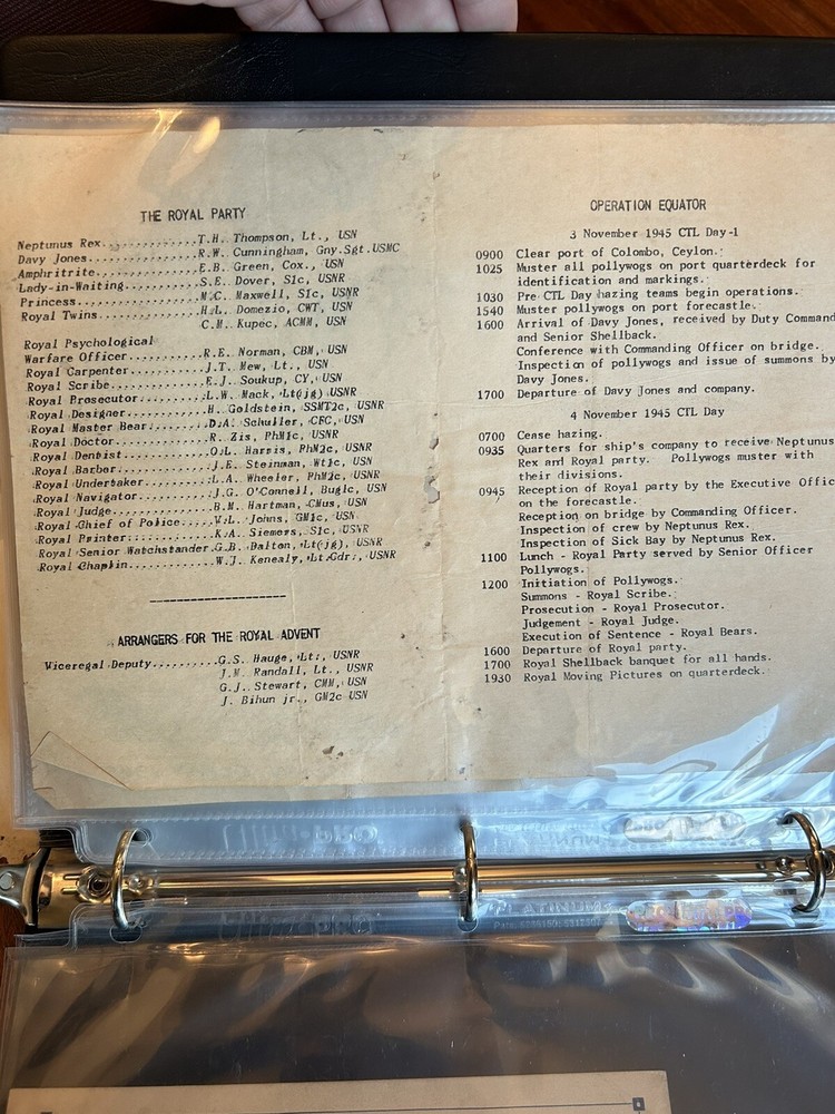 GREAT! WW2 USS California Sailor Group