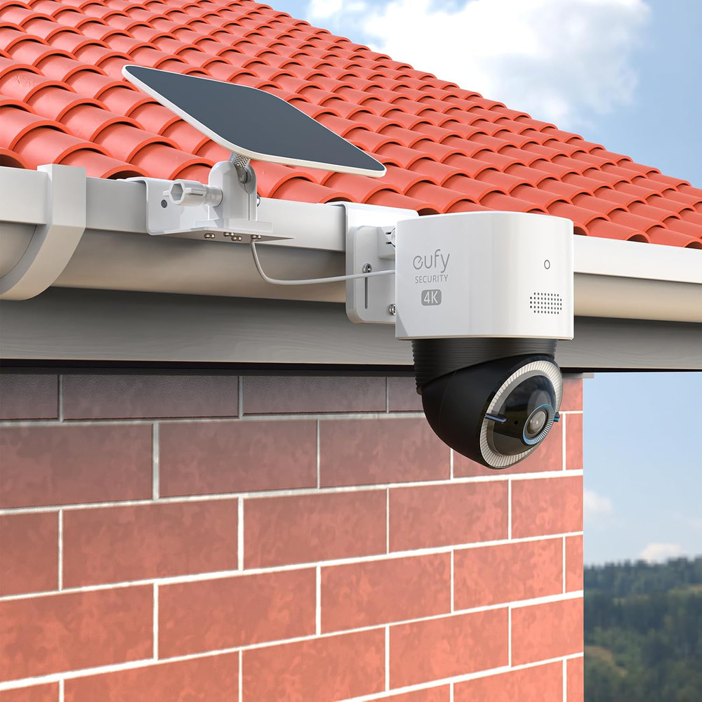 Outdoor Gutter Mount Compatible with Eufy Security 4G LTE Cam S330/Solocam E30/S