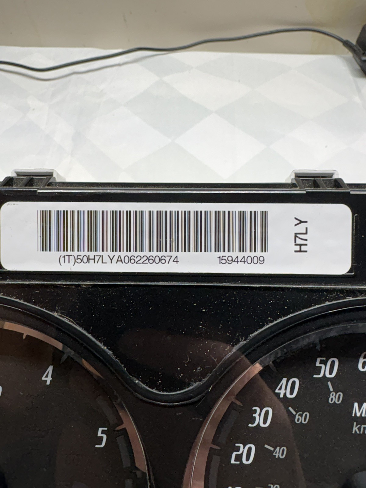 2007-13 GMC Yukon Denali Instrument Gauge Cluster Chevy Silverado OEM 15944009