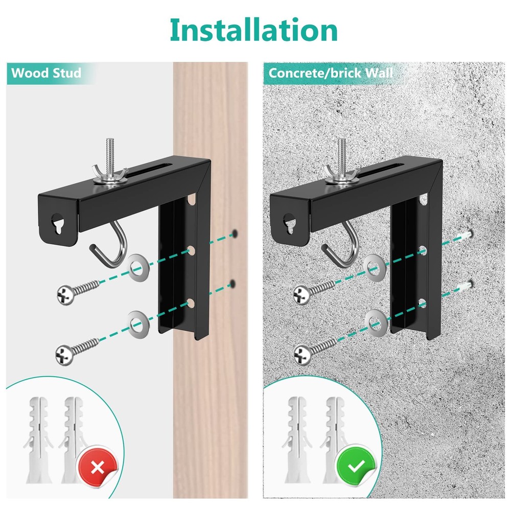 Projector Screen Ceiling Mount with Adjustable Extension Supports 66 lbs