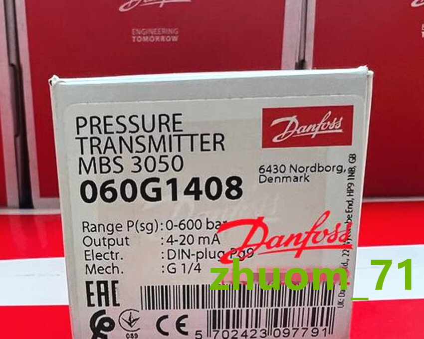 1PC Danfoss pressure sensor MBS3050 060G1408