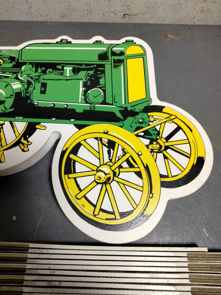 John Deere Model D Tractor Clock Wood Material Works