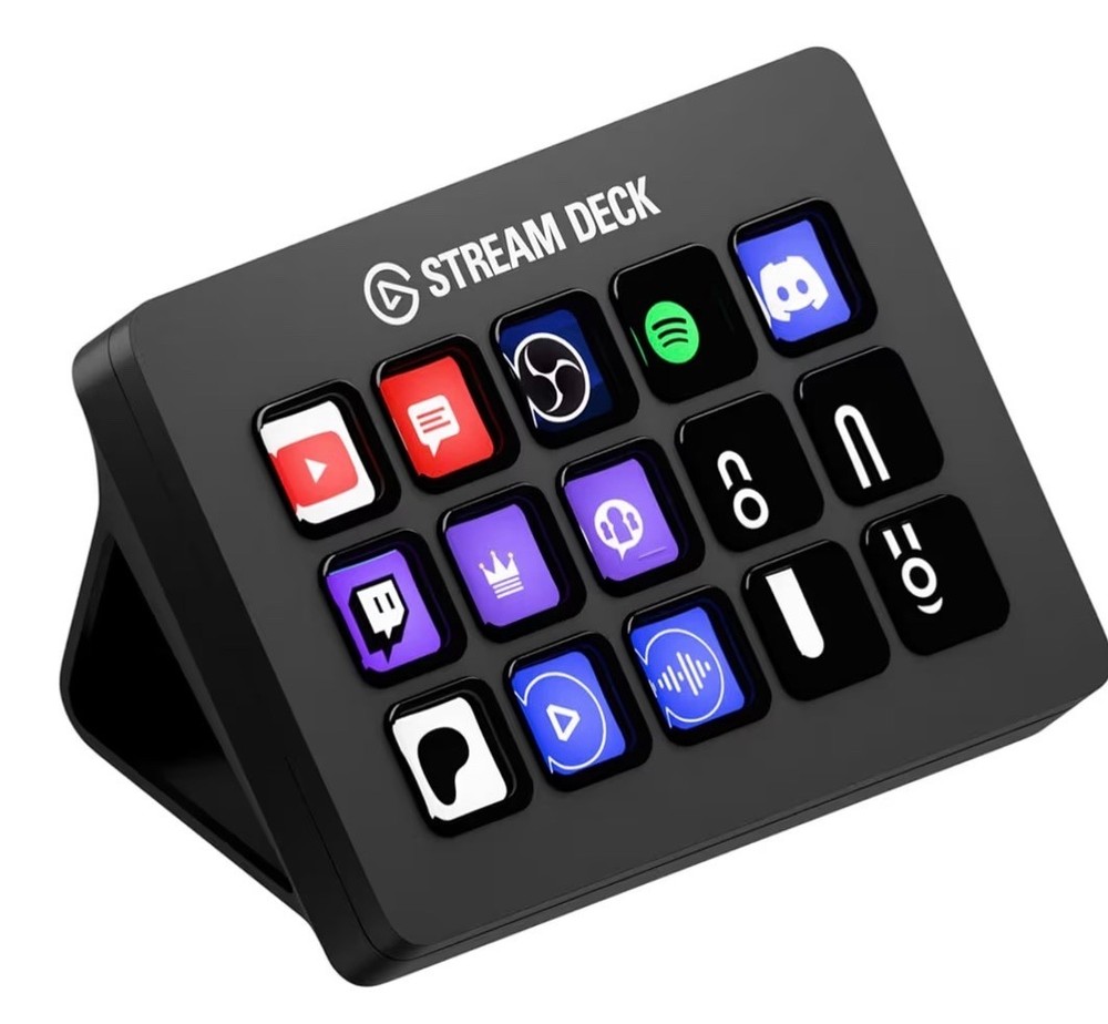 Stream Deck MK.2 – Studio Controller, 15 macro keys, trigger actions in apps