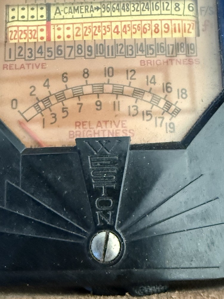 Weston Cine Exposure Meter Model 850 Art Deco Light Meter UNTESTED