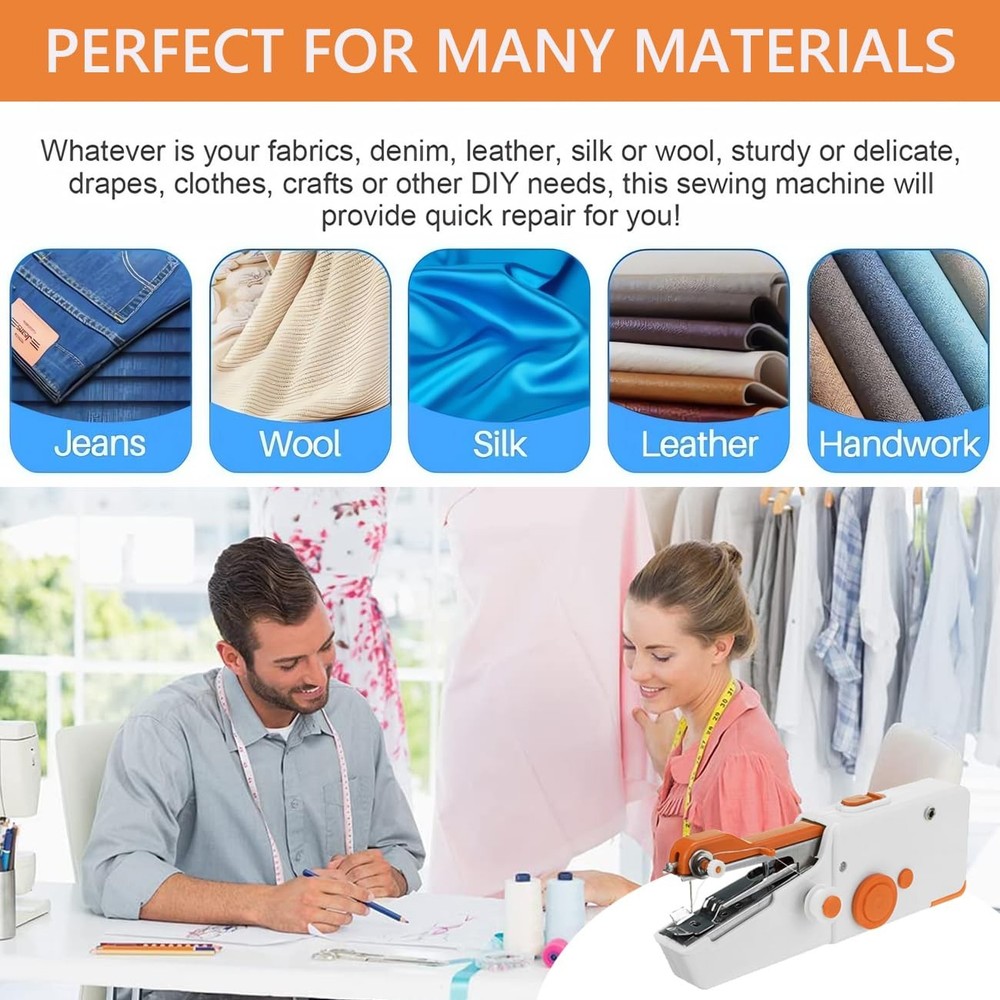 Handheld Sewing Machine for Beginners Daily Easy Use, Mini Sewing Machine for...