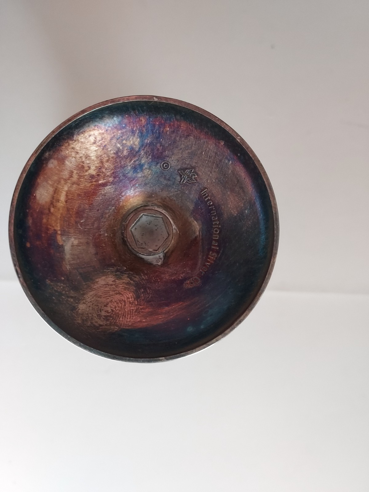 International Silver Co. Smooth Stemmed Wine Goblet