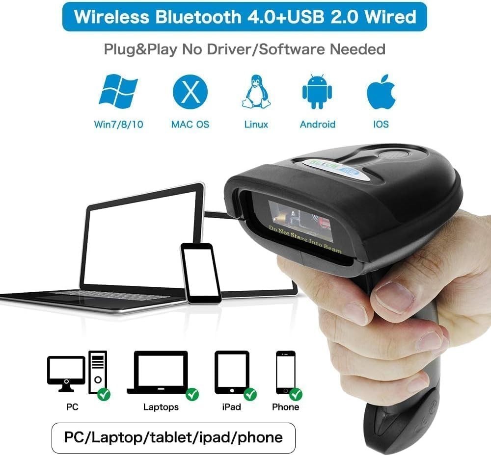 Efficient Bluetooth Barcode Reader with Custom Configuration